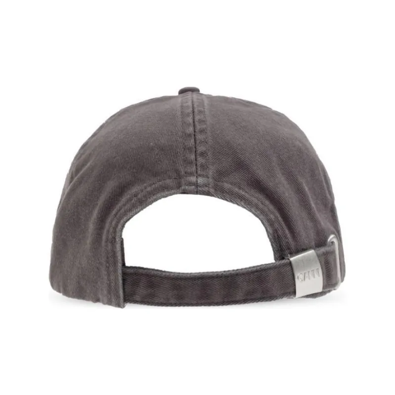 GANNI Logo embroidered Baseball Cap-1
