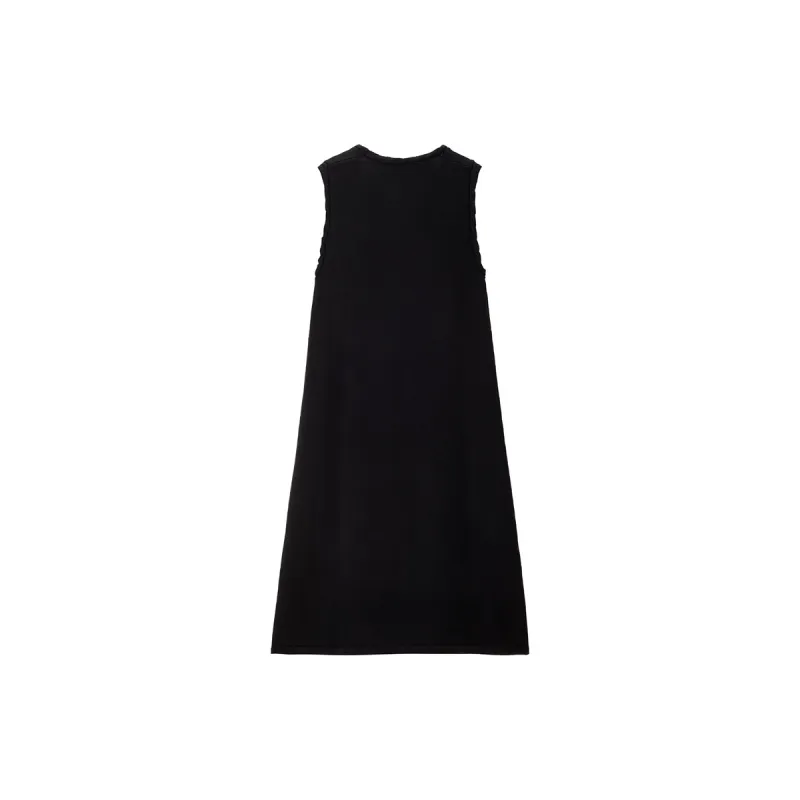 UNIQLO Sleeveless Dress Women's Black-1