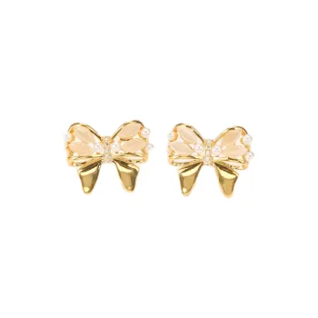 Vegetarian S925 Silver Stud Earrings Women's