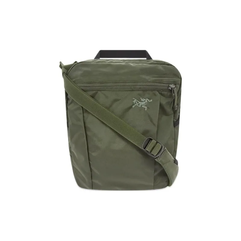 Arcteryx Nylon Plain Weave Fabric Shoulder Bag, Crossbody Bag, Handbag Regular Unisex Green-1