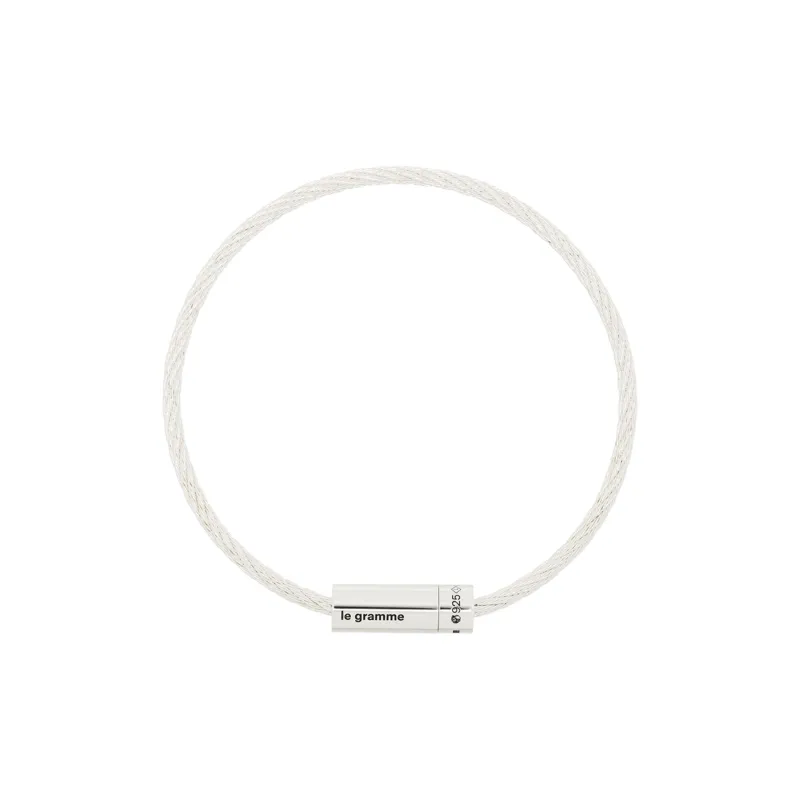 Le Gramme 9g Cable Triptych Bracelet-0