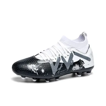 BIANSULONG FG Rubber Long Studs TF Rubber Broken Studs Cushioning Coverage Support Slip Resistant Soccer Shoes Unisex