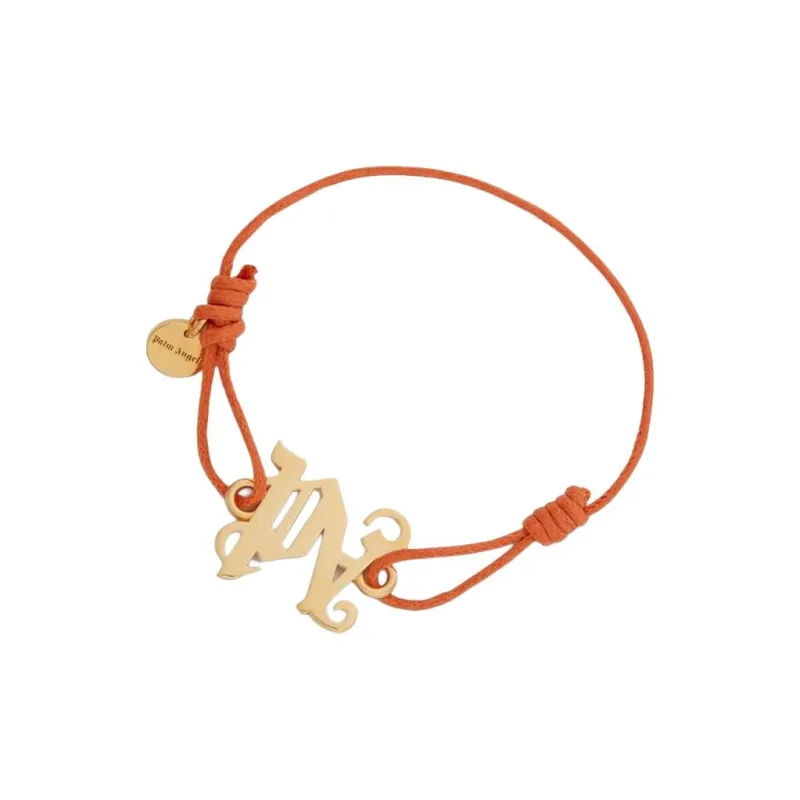 PALM ANGELS Logo Pendant Cord Bracelet-0