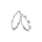 Couple Rings Style 4[S999 Fine Silver]