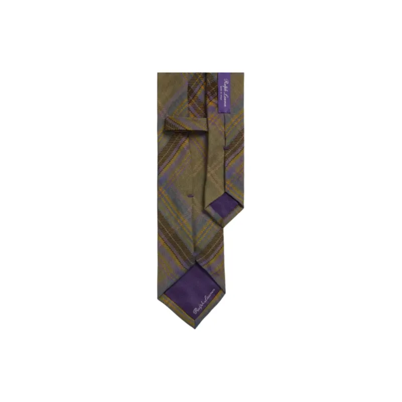 Ralph Lauren Purple Label Plaid Tie-1