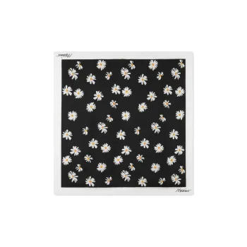 MOSCHINO Floral Printed Square Scarf