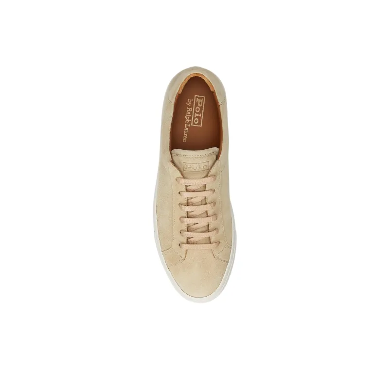 Polo Ralph Lauren Jermain Low-Top Skateboard Shoes Men's Apricot-3