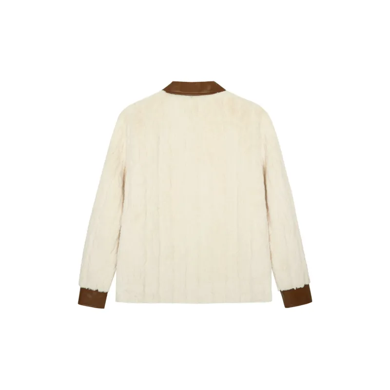IT'REAL Dreamy Aesthetics Fur Women's Ecru-1