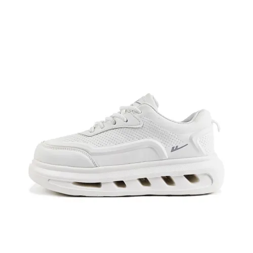Warrior Box For White Sneakers Casual Shoes Cushioned Slip Resistant Abrasion Resistant Low Top Casual Shoes Men's Ecru