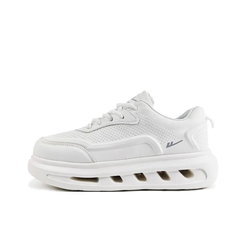 Warrior Box For White Sneakers Casual Shoes Cushioned Slip-Resistant Abrasion-Resistant Low-Top Casual Shoes Men's Ecru-0