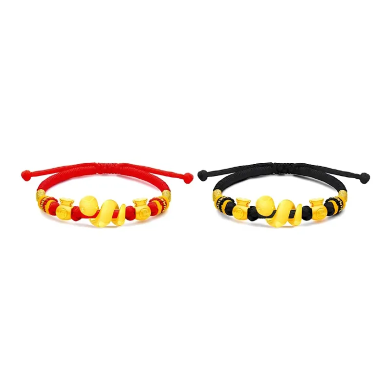 Lao Feng Xiang Gold Bracelet Unisex-4