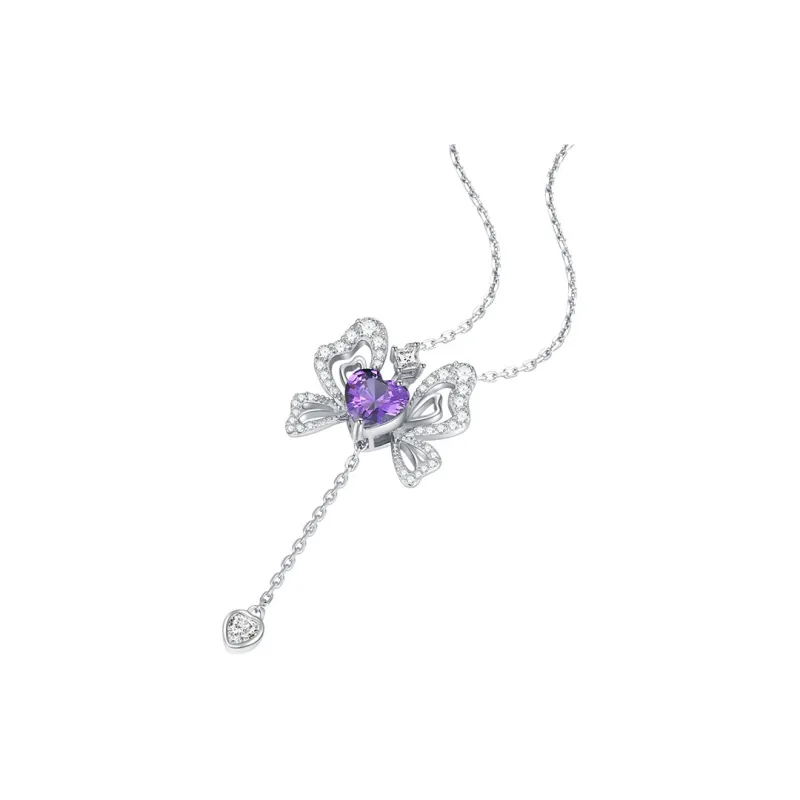 CHOW TAI SENG S925 Silver Necklaces Women's-2