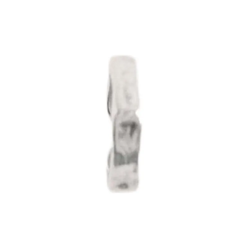ZARA 925 Silver-Plated Tin Silver Clip-On Earrings Men's Silver-1