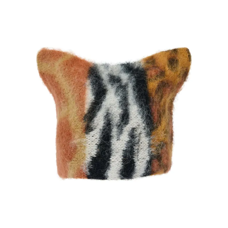 PALACE X Needles Hairy Square Beanie-1