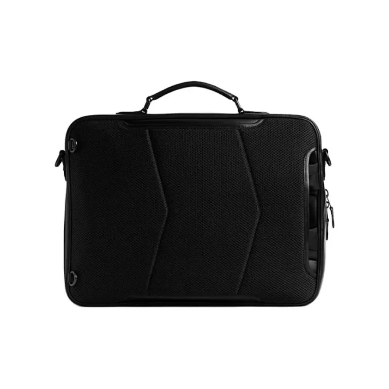 COACH Charter Canvas With Leather Briefcase, Handbag, Shoulder Bag, Crossbody Bag Tubas Men's Black-1