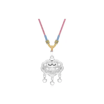 CHINA GOLD S990 Silver Necklaces Women's