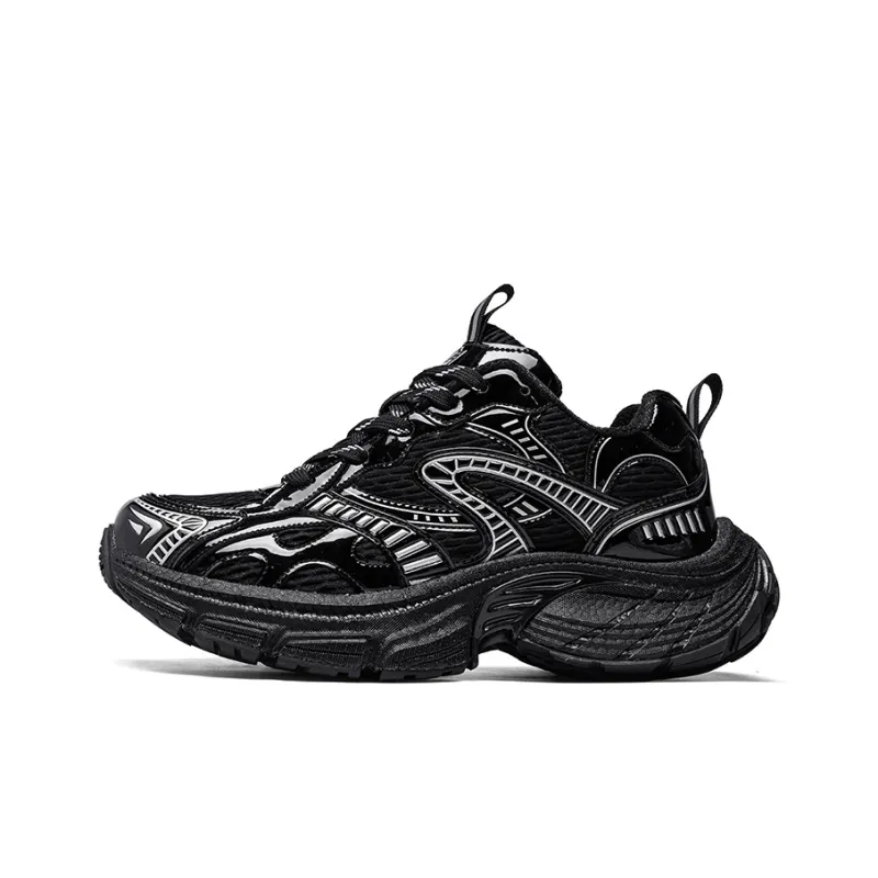 NFL Ultra S Los Angeles Rams Low Top Chunky Sneakers Unisex Black-0