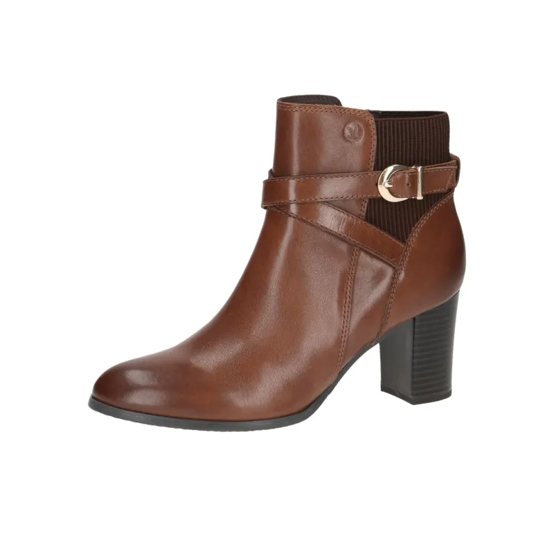 CAPRICE Verdana Ankle Boots 7cm Women's Brown-2