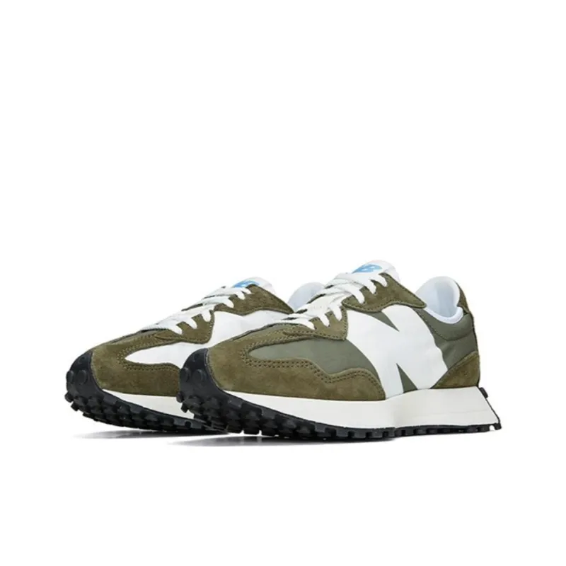 New Balance 327 Khaki White-2