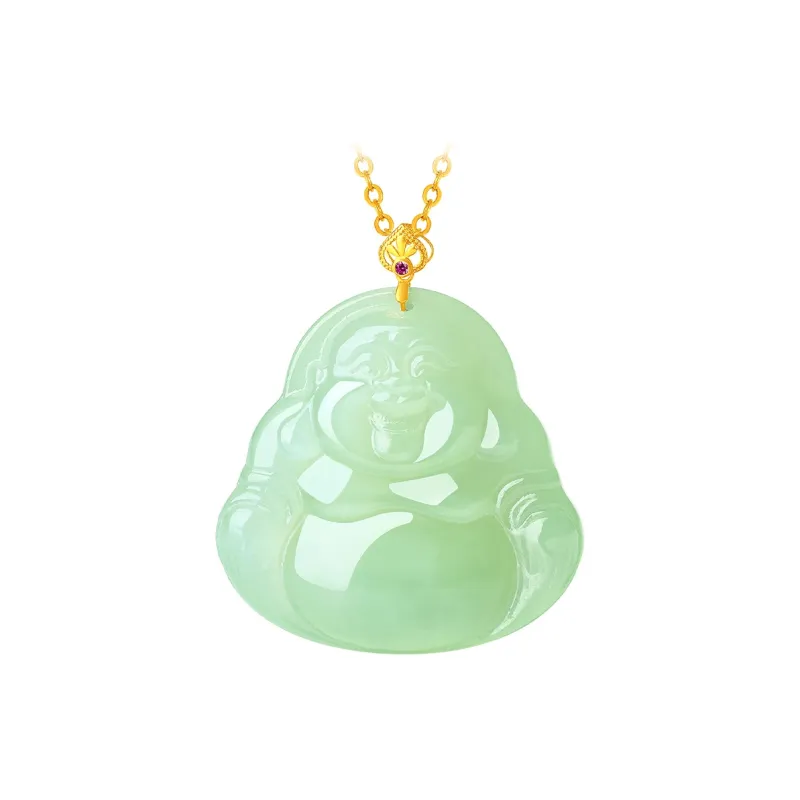 LAOMIAO Hetian Jade Pendants Pale Greenish White Jade Women's-0