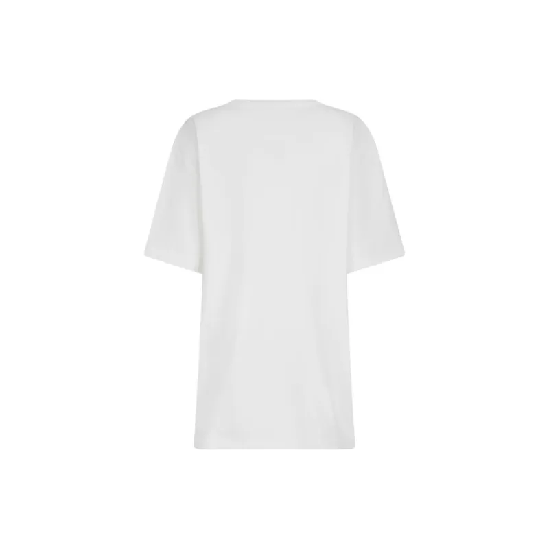 The Attico Logo Embroidered Oversized Jersey T Shirt-1