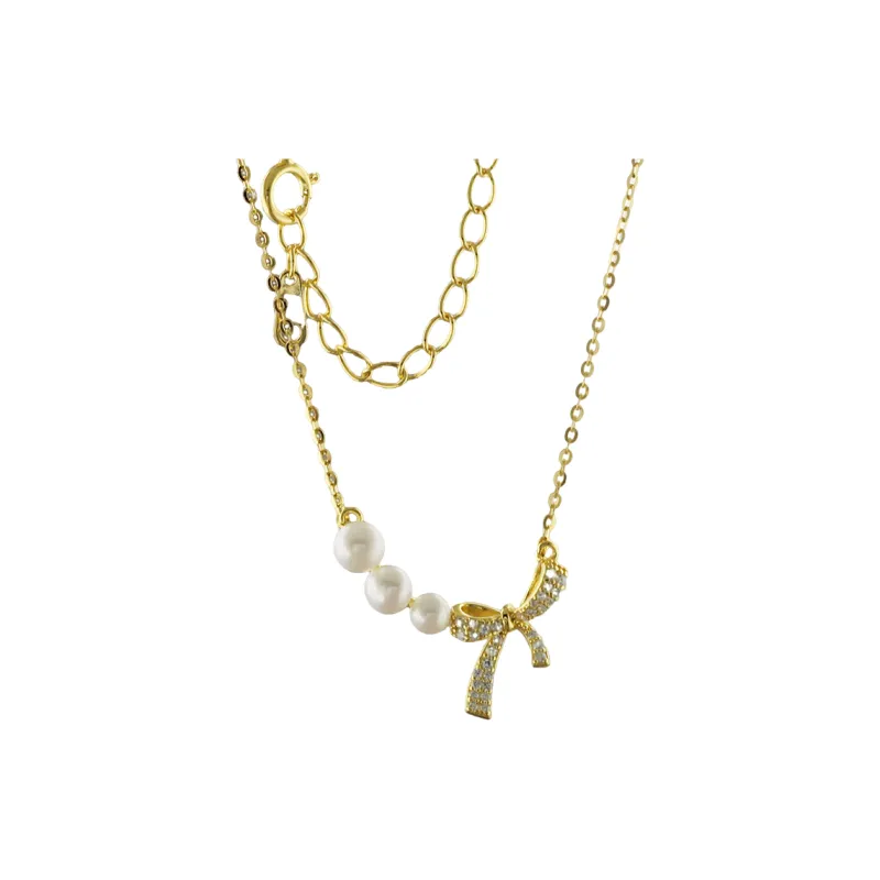 QINGFU Freshwater Pearl Necklaces Women's-0