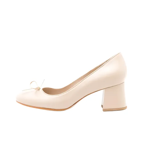 Sarah Chofakian Block Heel High Heels 4cm Women's Pink