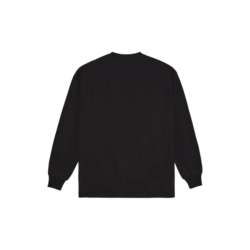 POLAR SKATE CO Safety On Board Ls Tee T Shirt Unisex Black-1