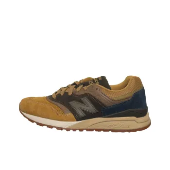 New Balance NB 997 Anti Slip Wear Resistant Low Top Casual Running Shoes Men's Sand Yellow