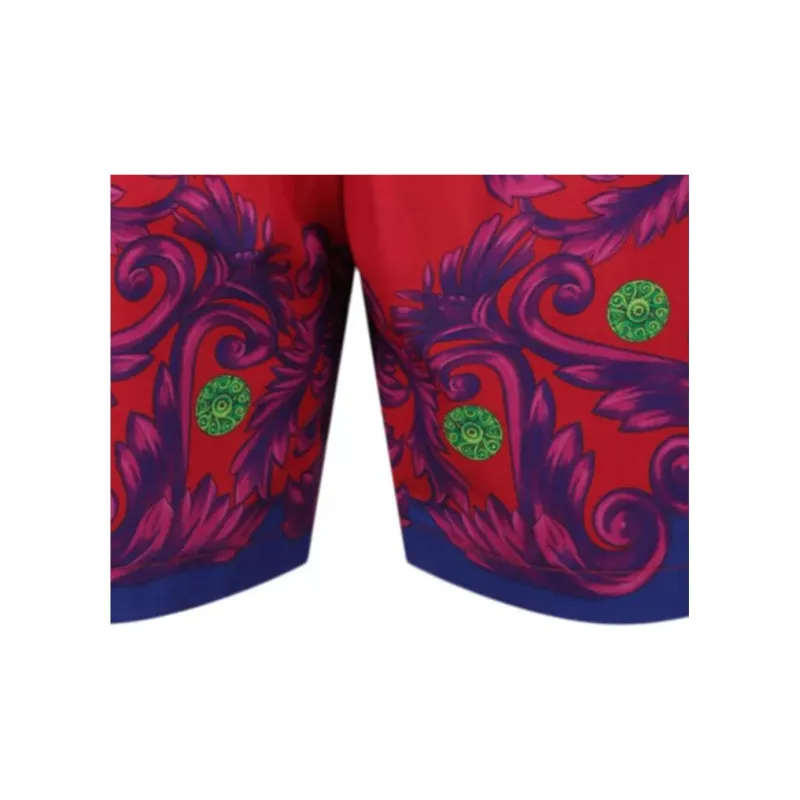 VERSACE Casual Shorts Men's Red-3