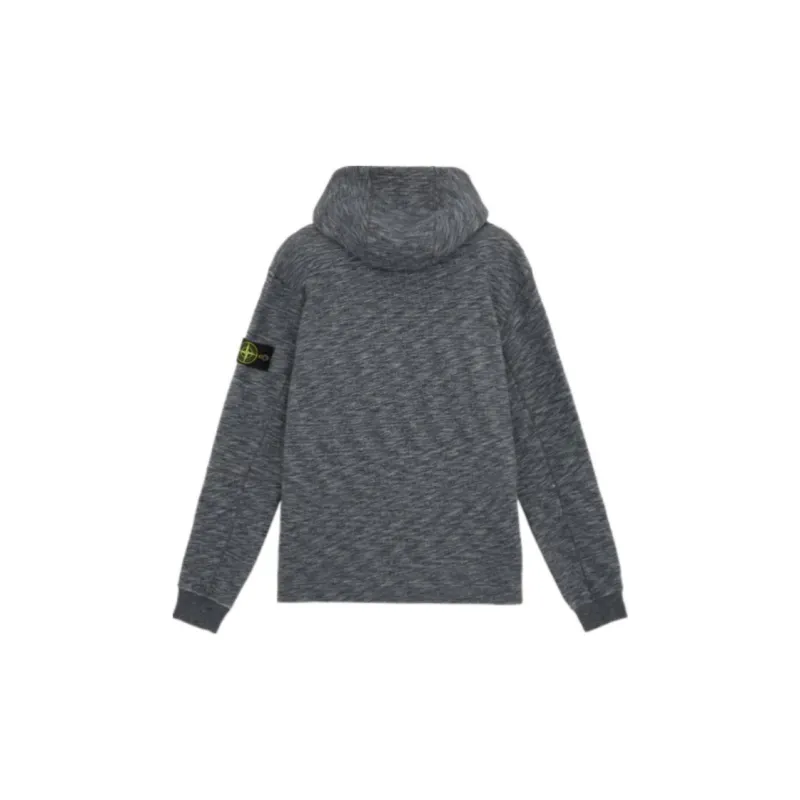 STONE ISLAND Hooded Full Zip Sweatshirt-1