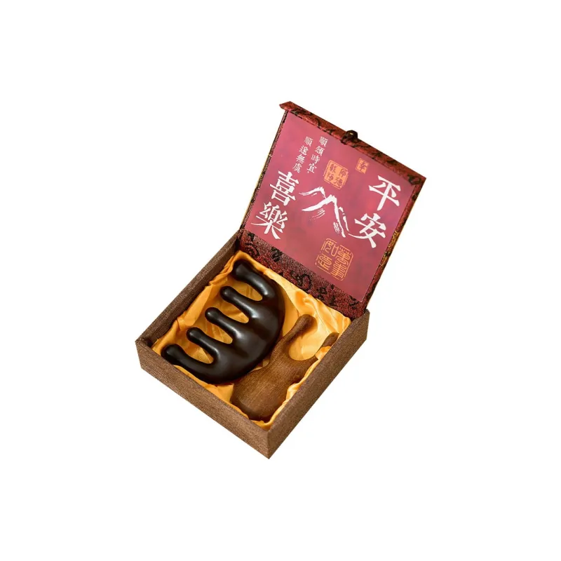XIBI Sandalwood Life Saving Comb Box Head Scalp Meridian Comb Multifunction Hairdressing Tools Smooth Hair Massage-6