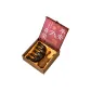 [Smooth and Comfortable Set]Ebony Wood 5-Tooth Massage Comb+Small Frog Massage Tool