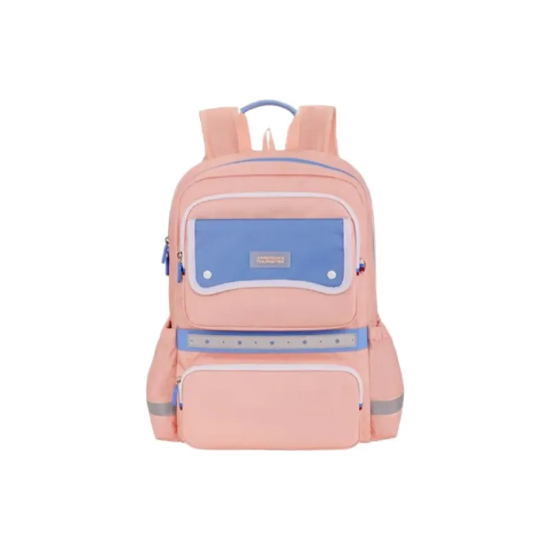 AMERICAN TOURISTER Fabric Backpack Women's Pink Orange-0