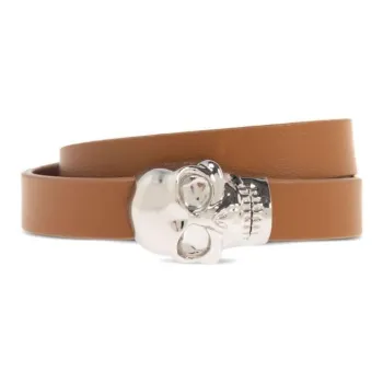 Alexander McQueen Skull Double Wrap Bracelet