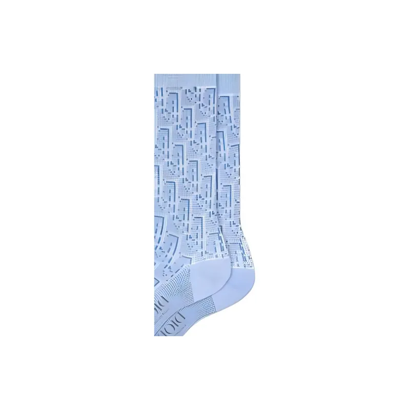 DIOR OBLIQUE SS23 Knee High Socks Men's 1 Pack Blue-1