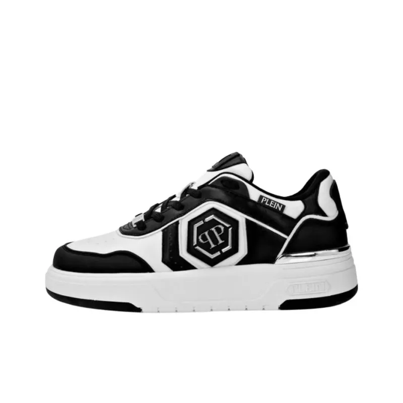 PHILIPP PLEIN Lo Top Low Top Skateboard Shoes Unisex Black-0