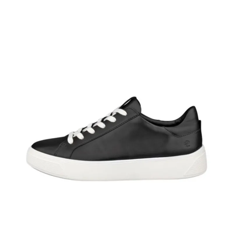 Ecco Street Tray Low Top Skateboard Shoes Women's Black-0