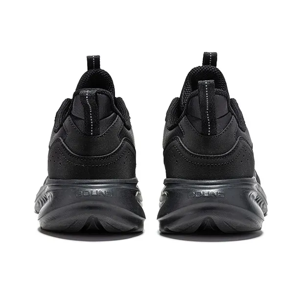 361° Slip Resistant Lightweight Waterproof Low Top Casual Running Shoes Men's Black-4