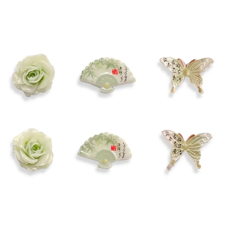 RINGLOVE Resin Stud Earrings Women's-3