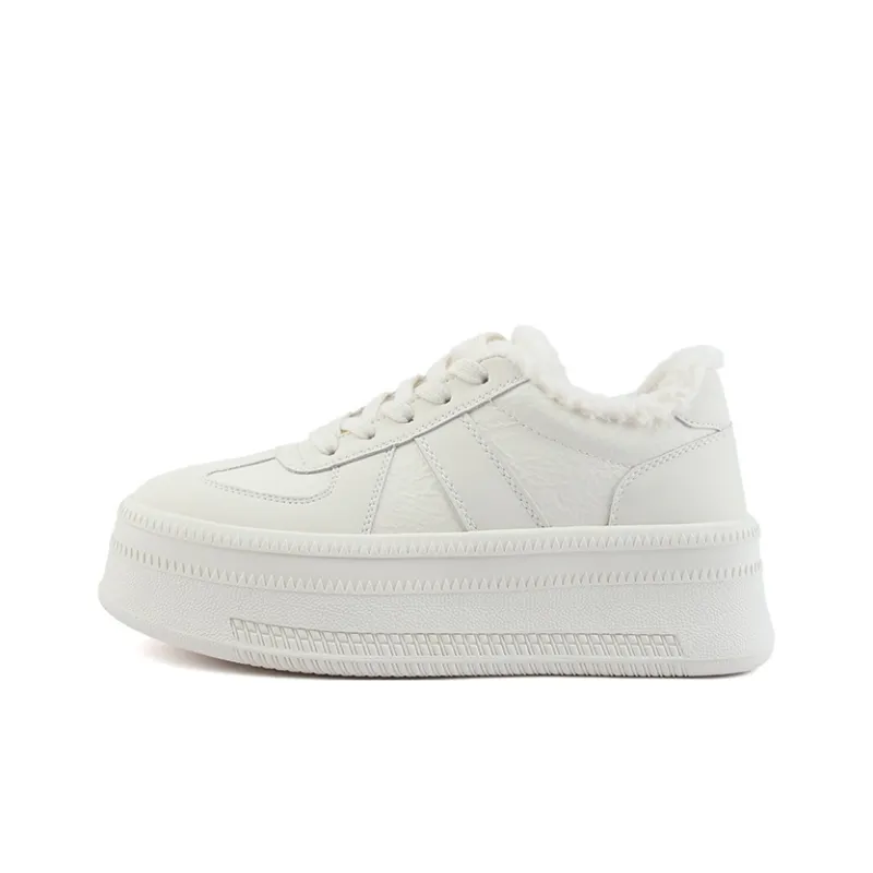 Uinnate Low-Top Skateboard Shoes Women's Beige-3