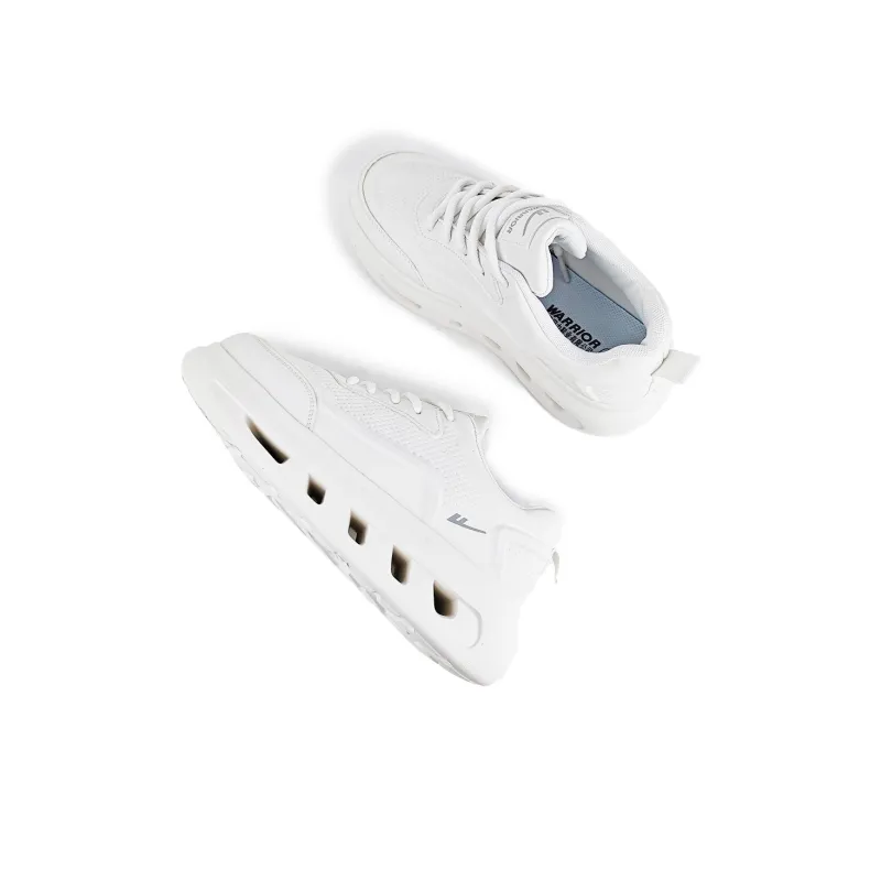 Warrior Box For White Sneakers Casual Shoes Cushioned Slip-Resistant Abrasion-Resistant Low-Top Casual Shoes Men's Ecru-4
