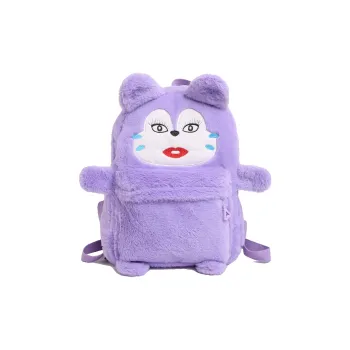 Debecca Plush Backpack Regular Women's Purple