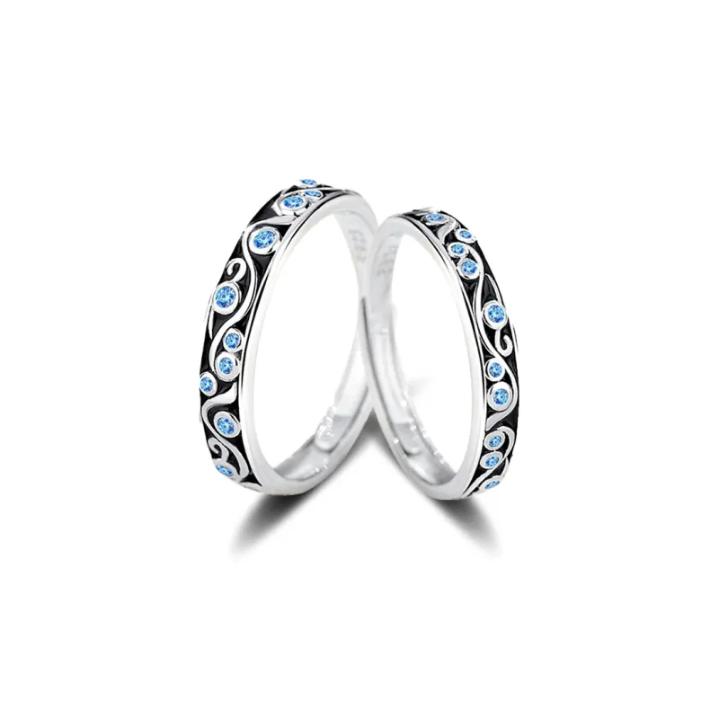 QIANCHANG S925 Silver Rings Unisex-6