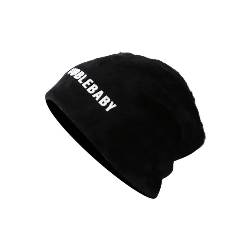 JKEM Rabbit Fur Plush Yarn Hats & Caps Unisex