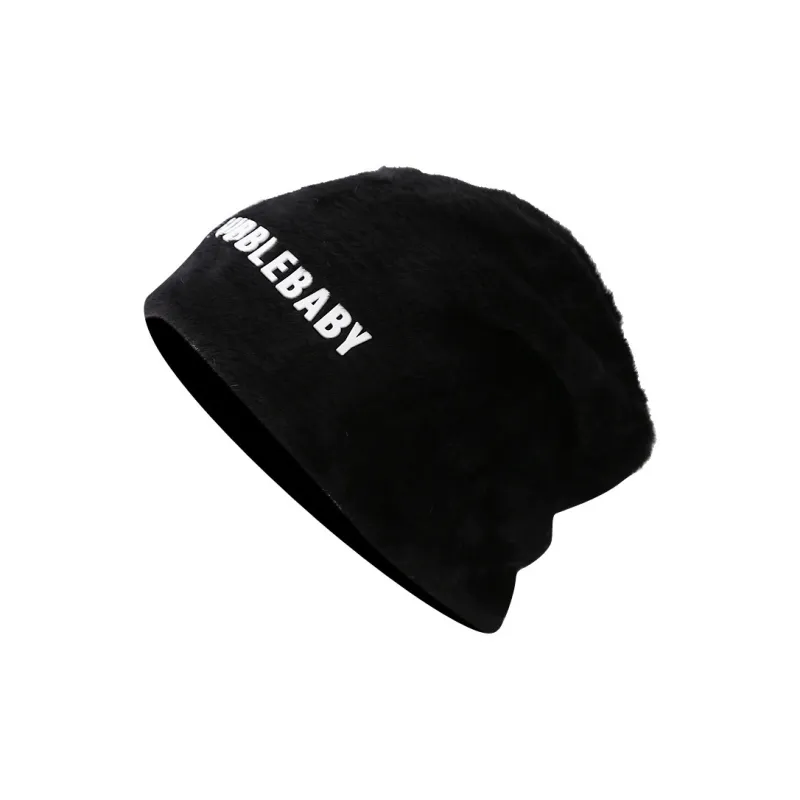 JKEM Rabbit Fur Plush Yarn Hats & Caps Unisex-0
