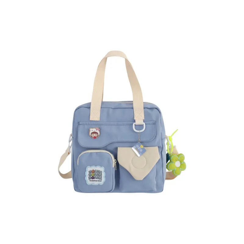 Yalu Nylon Backpack Regular Women's White/Black/Purple/Blue/Pink-6