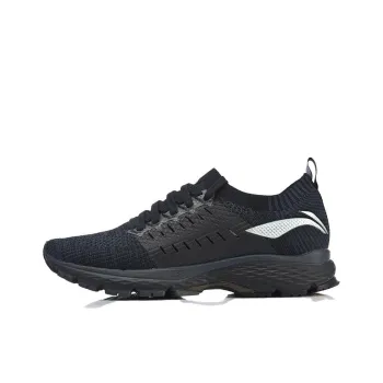 LiNing War Axe Non-slip Lightweight Low-Top Running Shoes Unisex Black