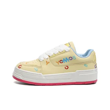 TUOPIN Low Top Skateboard Shoes Women's Yellow