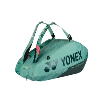 YONEX Badminton Racket Bags 9 Pcs Sporty Style Backpack Olive Green Unisex